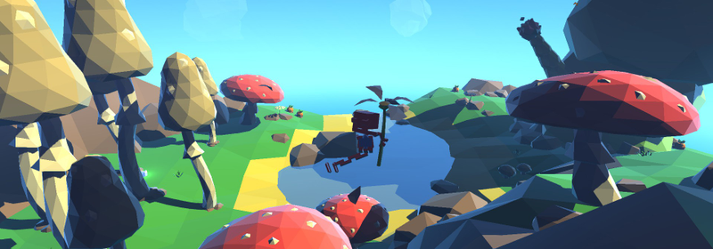 Illustration for article titled In Grow Home, a clumsy robot stumbles into simple beauty